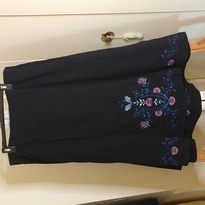Maggie Barnes Embroidered Skirt Sz 1X 18/20